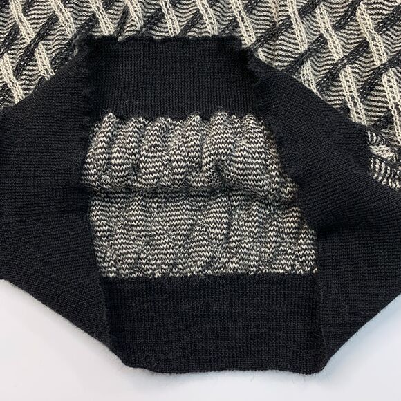 Bobby Jones Alpaca Sweater Mens L Large Gray Black V Neck Knit Dolman Golf - Picture 7 of 10